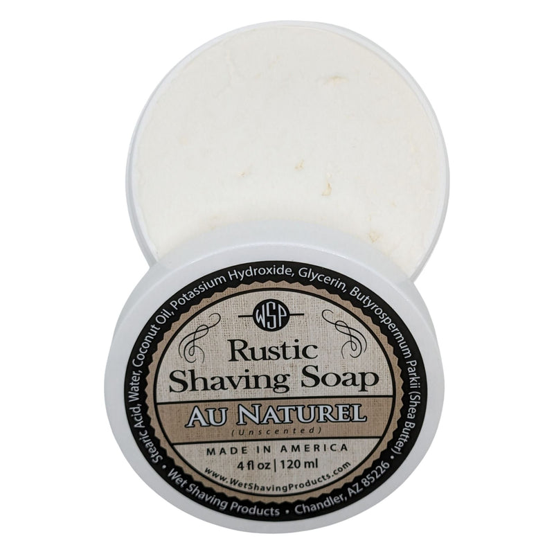 Au Naturel Rustic Shaving Soap - by Wet Shaving Products Shaving Soap Murphy and McNeil Store 