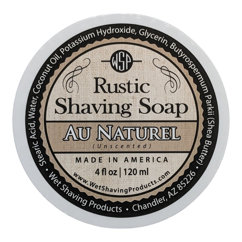 Au Naturel Rustic Shaving Soap - by Wet Shaving Products Shaving Soap Murphy and McNeil Store 