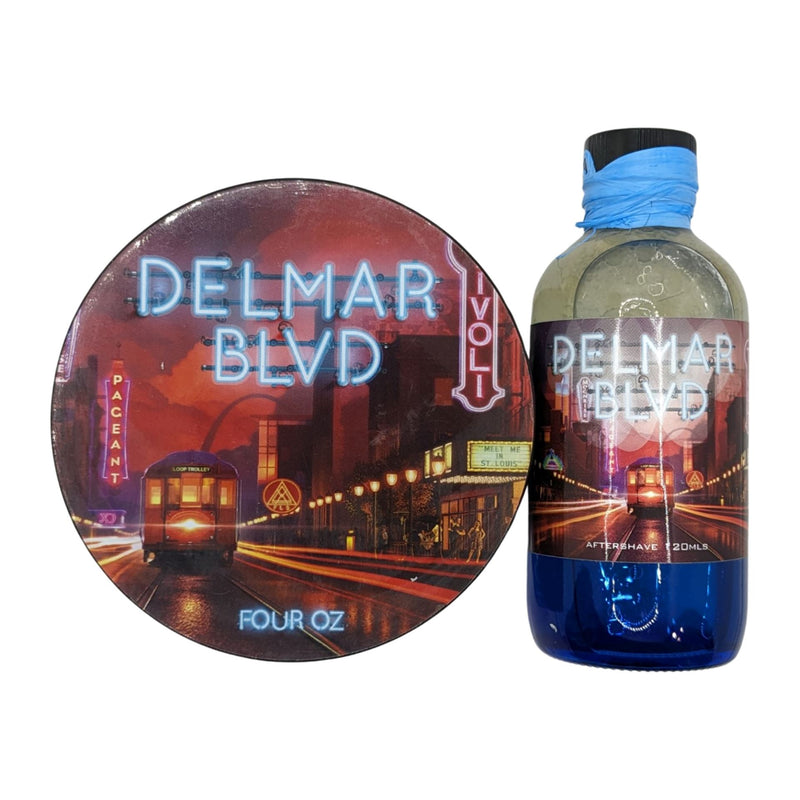 Delmar BLVD Shaving Soap and Splash - by First Line Shave (Pre-Owned) Soap and Aftershave Bundle Murphy & McNeil Pre-Owned Shaving 