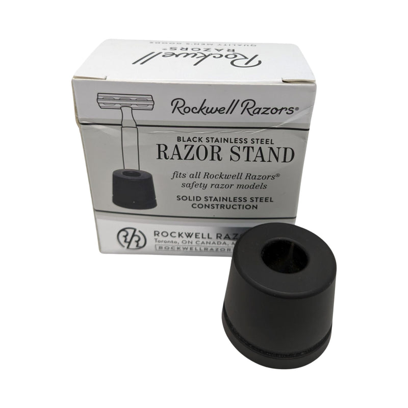 Razor Stands Matte Black or White Chrome - by Rockwell Razors (Used) Shaving Stands MM Consigns (CB) Matte Black 