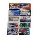 Multiple Lots of Misc. Unused DE Razor Blades - (Used) Razor Blades MM Consigns (CB) Pack 1 - 60 Blades (all unopened boxes) 