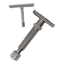 Konsul Slant Adjustable Stainless Steel (Rhodium Plating) DE Safey Razor with Stand - by Rex Supply Co. (Pre-Owned) Safety Razor Murphy & McNeil Pre-Owned Shaving 