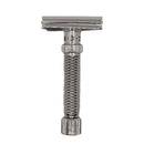 Konsul Slant Adjustable Stainless Steel (Rhodium Plating) DE Safey Razor with Stand - by Rex Supply Co. (Pre-Owned) Safety Razor Murphy & McNeil Pre-Owned Shaving 
