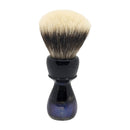 V2 Knot with Black/Blue/Purple Handle Shaving Brush - by Turning by Tanz (Pre-Owned) Shaving Brush Murphy & McNeil Pre-Owned Shaving 