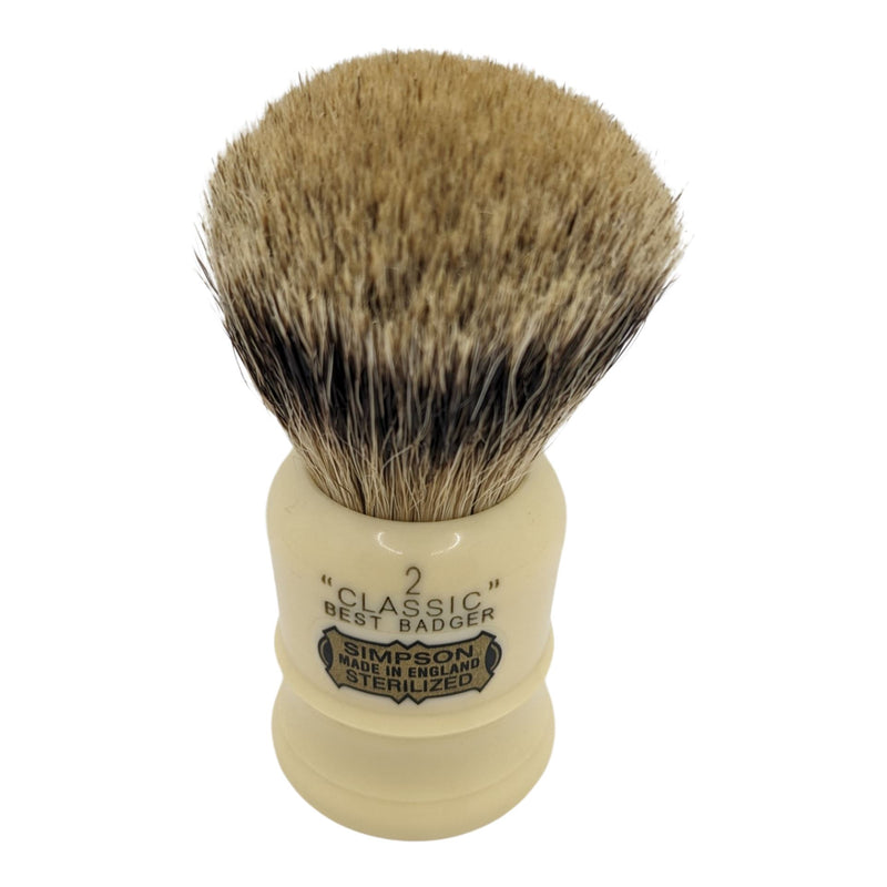 Classic CL2 Best Badger Shaving Brush - by SImpsons (Used) Shaving Brush MM Consigns (DL) 