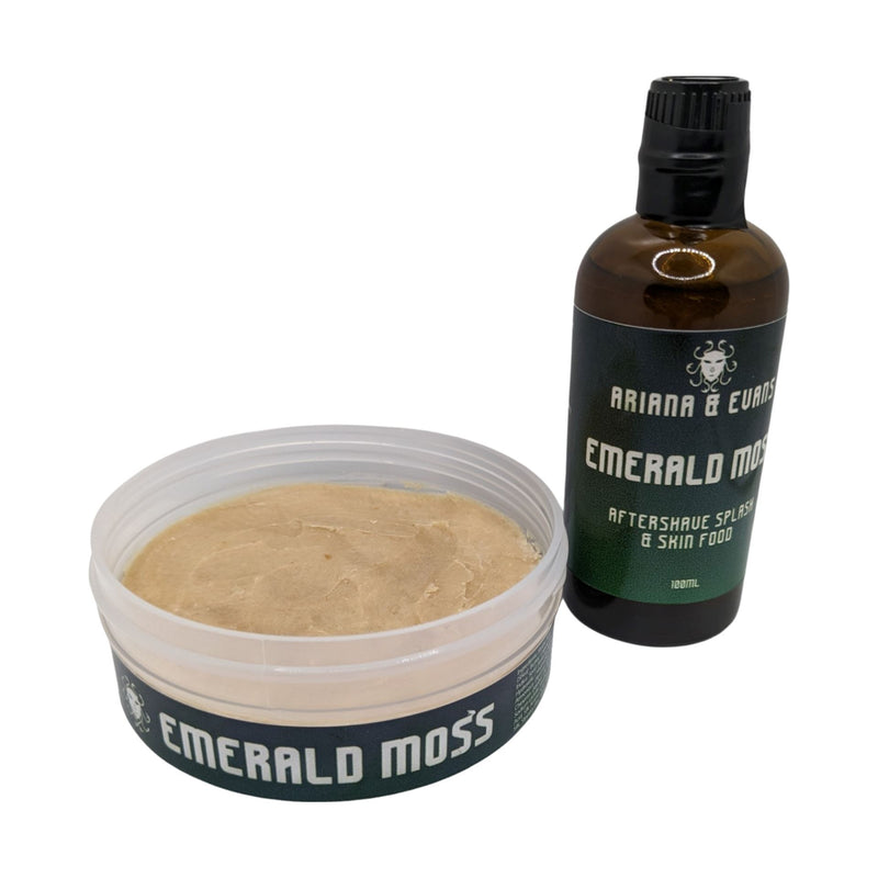 Emerald Moss Shaving Soap (K2e) and Splash - by Ariana & Evans (Used) Shaving Soap MM Consigns (AH) 