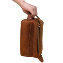 Dado Leather Dopp Kit | Handmade Leather Toiletry Bag Cases and Dopp Bags STEEL HORSE LEATHER 