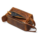 Dado Leather Dopp Kit | Handmade Leather Toiletry Bag Cases and Dopp Bags STEEL HORSE LEATHER 