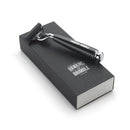 Black Handle Razor Featuring Gillette Mach3 Blade Cartridge Razor Hawkins & Brimble COM 