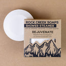 Shower Steamer in Rejuvenate Shower Additives Rock Creek Soaps 