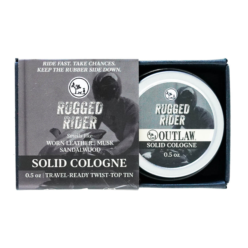 Rugged Rider Solid Cologne Colognes and Perfume Outlaw 