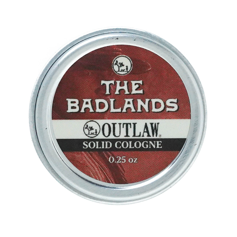 The Badlands Solid Cologne Sample Colognes and Perfume Outlaw 