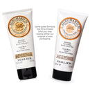 Perlier Sicilian Citrus Hand Cream original and updated packaging; formula unchanged