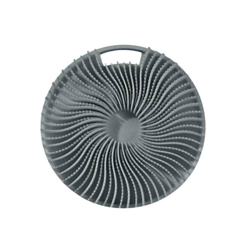 Silicone Shower Scrub Grooming Tools Shave Essentials Gray 