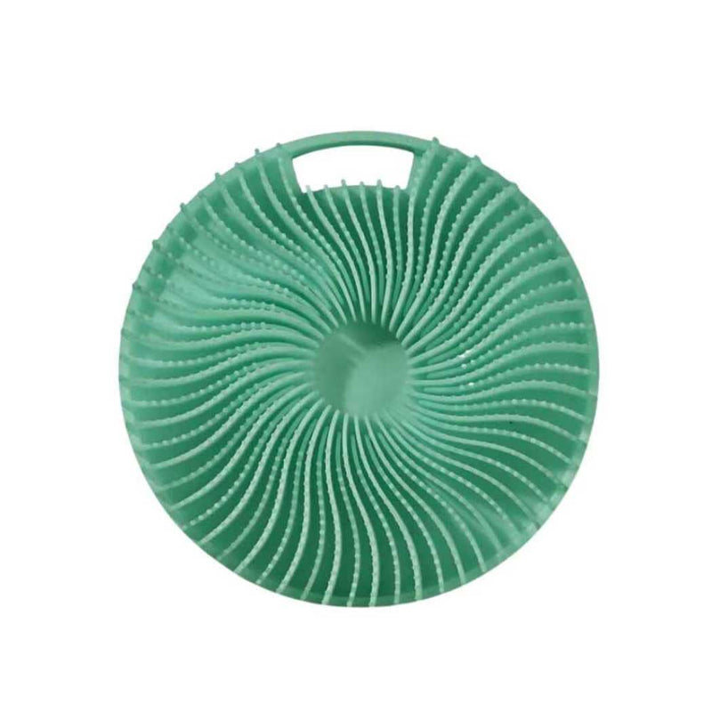 Silicone Shower Scrub Grooming Tools Shave Essentials Green 