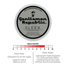 Sleek Hair Paste Pomades & Hair Clay Gentlemen Republic 