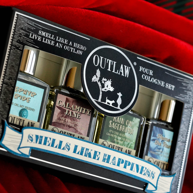 Outlaw Sample Cologne Set - A boxed set of 4 colognes to try Colognes and Perfume Outlaw 