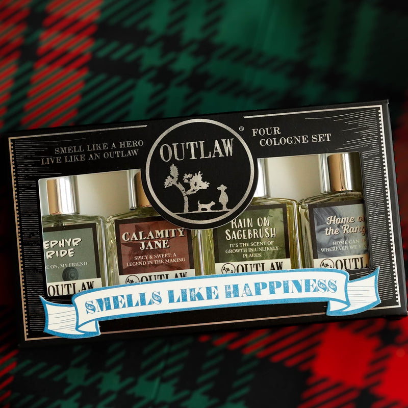 Outlaw Sample Cologne Set - A boxed set of 4 colognes to try Colognes and Perfume Outlaw 