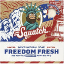 Dr. Squatch Limited Edition Freedom Fresh Bar Soap Bath Soap The Strawberry Shop 