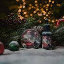 Daily Grind Tipsy Santa Beard Balm with vanilla, bourbon, and candy cane fragrance