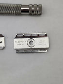 Razorock Lupo 95 SB Double Edge Safety Razor 316L Stainless Steel (pre owned) Safety Razor Ice Shave 