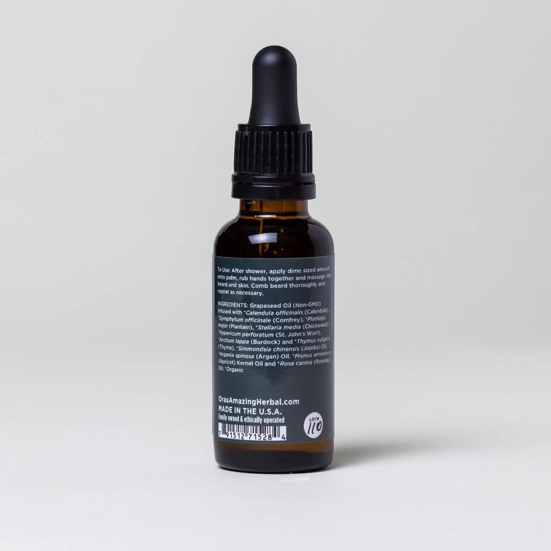 Unscented, Beard and Hair Oil Beard Oil Ora's Amazing Herbal 