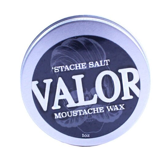 Valor Moustache Wax- Strong Hold Beard & Mustache Wax Stache Salt 