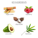Lemongrass Sugar Scrub Body Wash whish beauty 