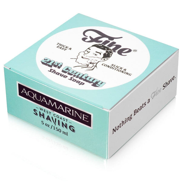 Aquamarine 21st Century Shave Soap - by Fine Accoutrements Shaving Soap Murphy and McNeil Store 
