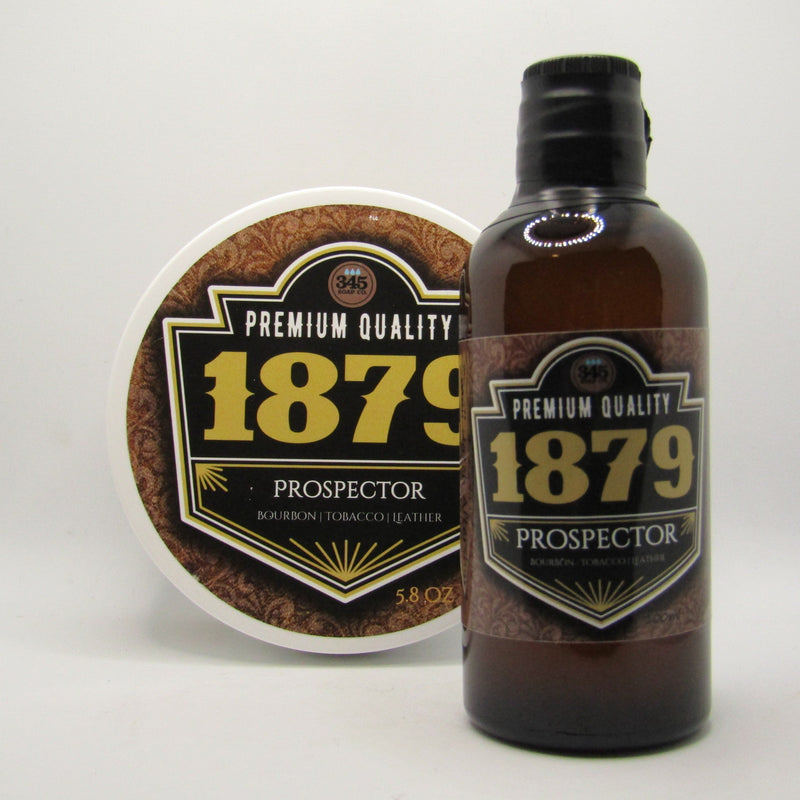 1879 Prospector Shaving Soap and Splash - by 345 Soap Co (Pre-Owned) Soap and Aftershave Bundle Murphy & McNeil Pre-Owned Shaving 