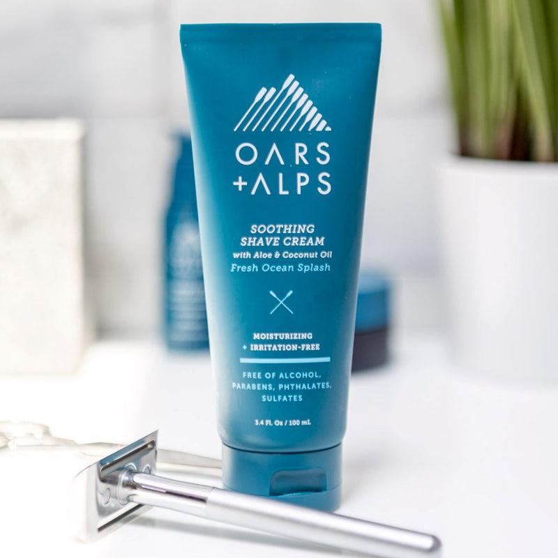 Soothing Shave Cream face Oars + Alps 