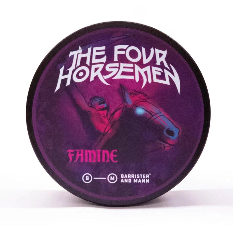 The Four Horsemen: Famine Shaving Soap (Omnibus) - by Barrister and Mann Shaving Soap Murphy and McNeil Store 