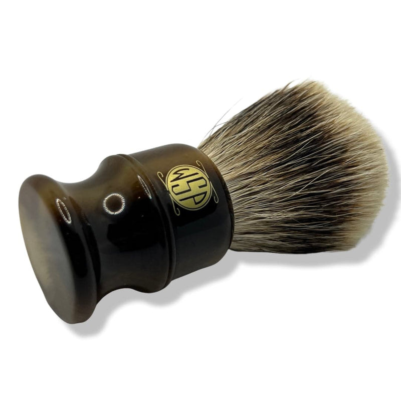 WSP Stubby Shaving Brush (26mm High Mountain White Badger) - by Wet Shaving Products (Pre-Owned) Shaving Brush Murphy & McNeil Pre-Owned Shaving 