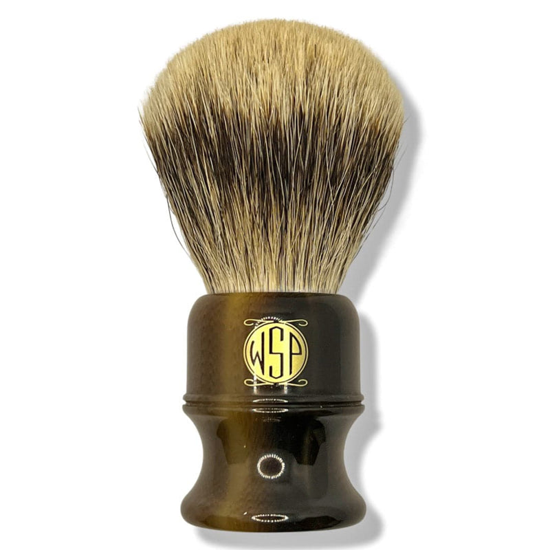 WSP Stubby Shaving Brush (26mm High Mountain White Badger) - by Wet Shaving Products (Pre-Owned) Shaving Brush Murphy & McNeil Pre-Owned Shaving 