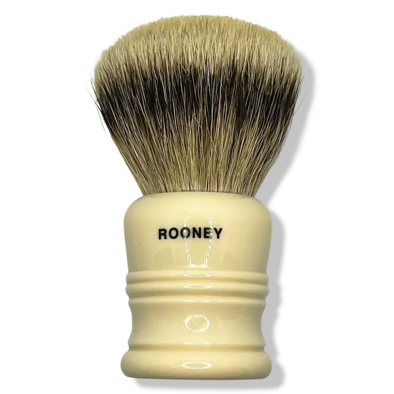 Stubby 2 Super Badger Shaving Brush (28mm - Faux Ivory) - by Rooney (Pre-Owned) Shaving Brush Murphy & McNeil Pre-Owned Shaving 