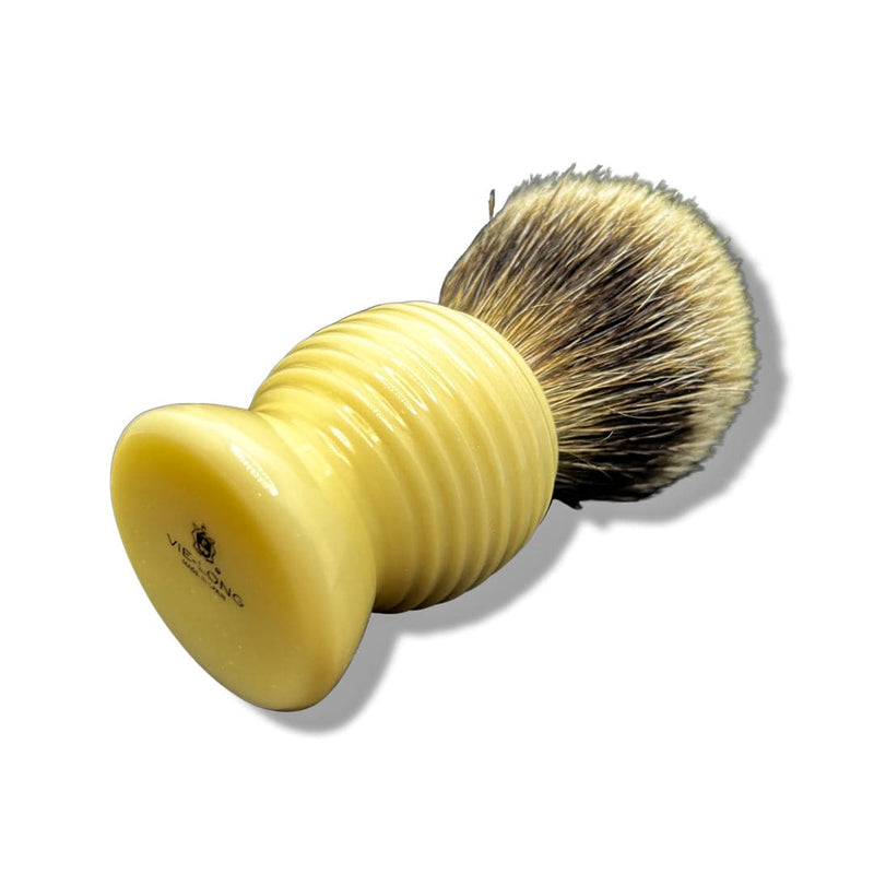 Faux Ivory Beehive Shaving Brush (3-Band Silvertip) - by Vie Long (Pre-Owned) Shaving Brush Murphy & McNeil Pre-Owned Shaving 