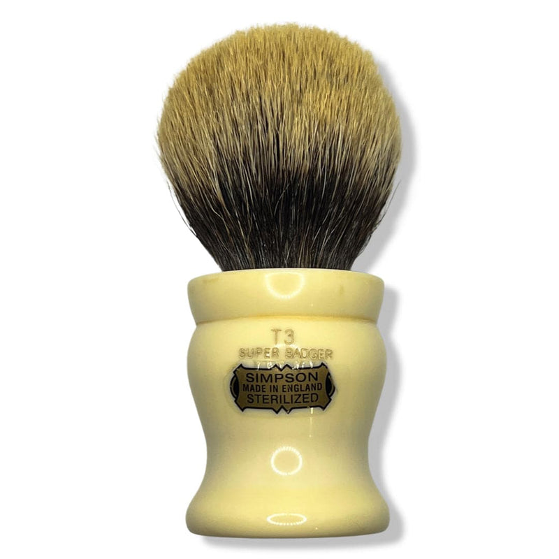 Tulip T3 Super Badger Shaving Brush (22mm - Somerset Generation) - by Simpsons (Pre-Owned) Shaving Brush Murphy & McNeil Pre-Owned Shaving 