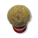 LE Faux Ruby Chubby 2 Shaving Brush (27mm Silvertip Badger) CH2 - by Simpsons (Pre-Owned) Shaving Brush Murphy & McNeil Pre-Owned Shaving 