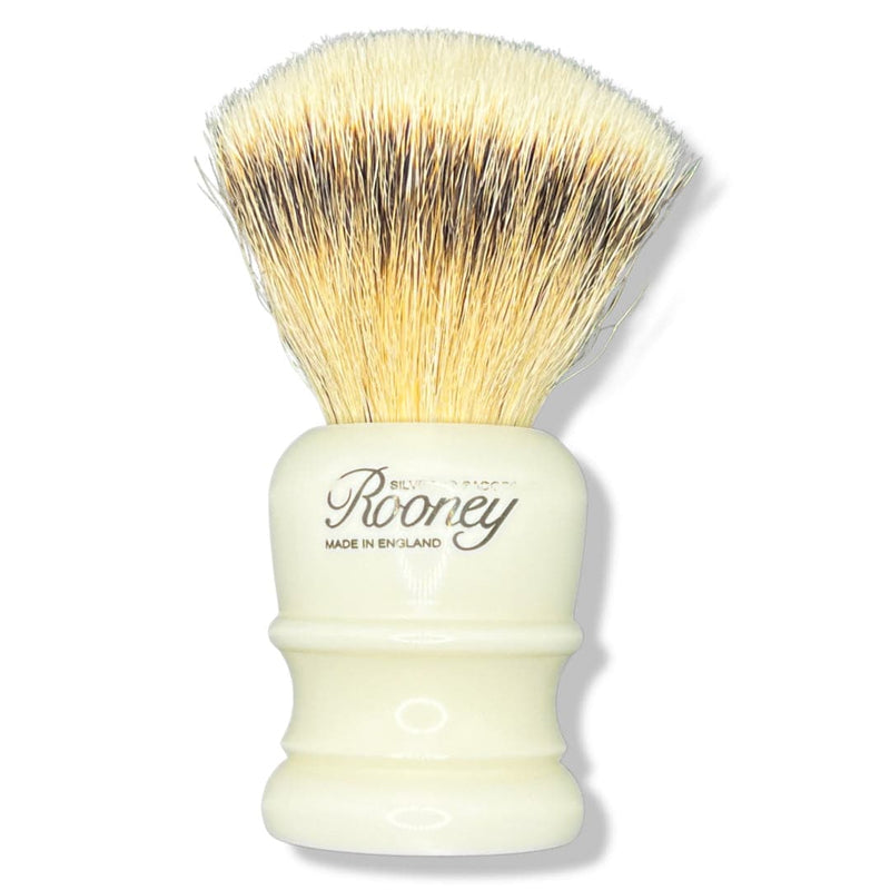 Style 1 Silvertip Badger Shaving Brush (22mm - Porcelain White) - by Rooney (Pre-Owned) Shaving Brush Murphy & McNeil Pre-Owned Shaving 