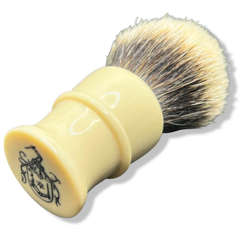 Manchurian Badger Shaving Brush (22mm Faux Ivory) - by Wiborg (Pre-Owned) Shaving Brush Murphy & McNeil Pre-Owned Shaving 
