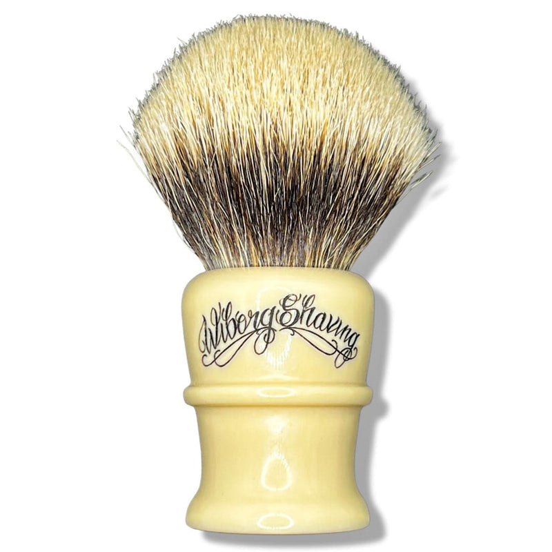 Manchurian Badger Shaving Brush (22mm Faux Ivory) - by Wiborg (Pre-Owned) Shaving Brush Murphy & McNeil Pre-Owned Shaving 