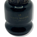 "The Anchor" Faux Ebony Shaving Brush (28mm - White Badger) - by Wiborg (Pre-Owned) Shaving Brush Murphy & McNeil Pre-Owned Shaving 