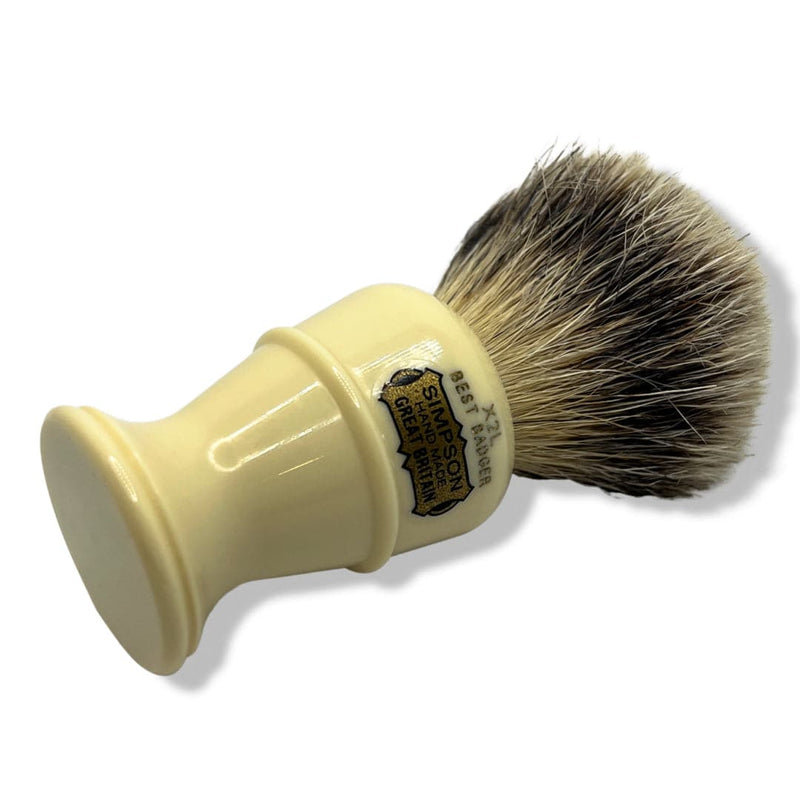The Colonel X2L Best Badger (21mm) Shaving Brush - by Simpsons (Pre-Owned) Shaving Brush Murphy & McNeil Pre-Owned Shaving 