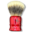 Red & Black 2-Band Badger Shaving Brush (28mm HD) - by Elite Razor (Pre-Owned) Shaving Brush Murphy & McNeil Pre-Owned Shaving 