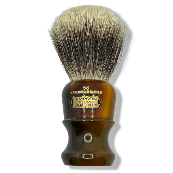 Series 58 Manchurian Badger (23mm - Faux Horn) Shaving Brush - by Simpsons (Pre-Owned) Shaving Brush Murphy & McNeil Pre-Owned Shaving 