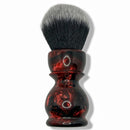Red & Black Shaving Brush (28mm Synthetic) - by Sawdust Creation Studios (Pre-Owned) Shaving Brush Murphy & McNeil Pre-Owned Shaving 