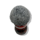 Red & Black Shaving Brush (28mm Synthetic) - by Sawdust Creation Studios (Pre-Owned) Shaving Brush Murphy & McNeil Pre-Owned Shaving 