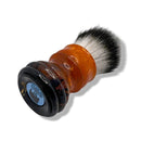 Orange & Black Synthetic Shaving Brush (28mm) - by SmilezforMilez (Pre-Owned) Shaving Brush Murphy & McNeil Pre-Owned Shaving 