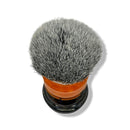 Orange & Black Synthetic Shaving Brush (28mm) - by SmilezforMilez (Pre-Owned) Shaving Brush Murphy & McNeil Pre-Owned Shaving 