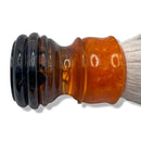 Orange & Black Synthetic Shaving Brush (28mm) - by SmilezforMilez (Pre-Owned) Shaving Brush Murphy & McNeil Pre-Owned Shaving 